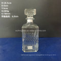 800ml Square Shape Glass Red Wine Vodka Bottle Custom with Cap China